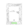 Eleganter Liban Bilderrahmen 10x15 cm aus Naturmaterialien