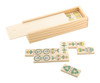 Domino aus Holz mit Tiermotiven | 28-teilig | Holzkiste