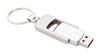 Robuster USB-Stick mit Drehfunktion und Schlüsselring