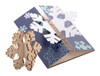 Einzigartige Weihnachtskarte Schneeflocke mit Deko-Puzzle (AP718658)