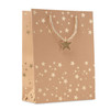 Elegante Kraftpapier-Geschenktüte mit Saisonmuster | CX1497  