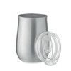 Becher aus recyceltem Edelstahl mit Schiebedeckel | 500 ml