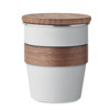 WALNUT Einwandiger Becher 350 ml aus recyceltem Edelstahl