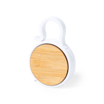 Lusim 1m Maßband mit Gürtelclip und Bambusdesign Lusim 1m Maßband mit Gürtelclip und Bambusdesign