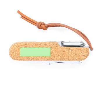 Brica Multifunktionstaschenmesser 9-in-1 – Edelstahl & Kork