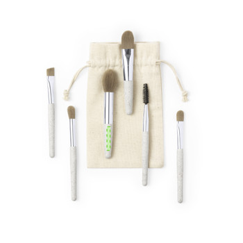Kurt Make-up Pinselset 6-teilig mit Baumwoll-Etui Kurt Make-up Pinselset 6-teilig mit Baumwoll-Etui