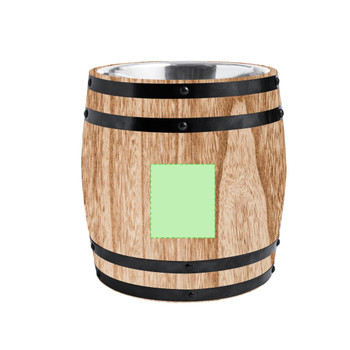 Tonend Eiskübel 3L - Exklusiver Edelstahl & Holz Tonend Eiskübel 3L - Exklusiver Edelstahl & Holz
