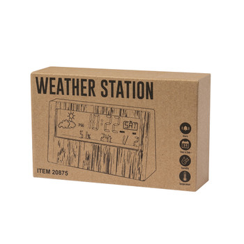 Roamer Wetterstation mit Bambusfront - Nachhaltig & Stilvoll Roamer Wetterstation mit Bambusfront - Nachhaltig & Stilvoll