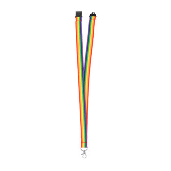 Regenbogen-Lanyard mit Sicherheitsverschluss – Vielseitig & Sicher