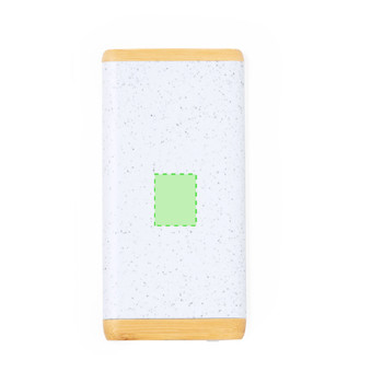 Coquin Power Bank 5000 mAh: Bambus & Weizenstroh, USB, Typ C Coquin Power Bank 5000 mAh: Bambus & Weizenstroh, USB, Typ C