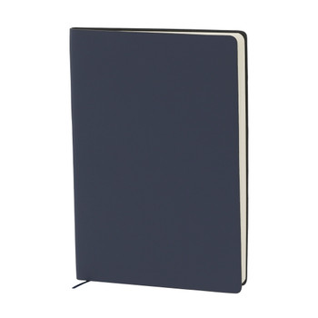 Lazox Notizblock aus recyceltem PU-Leder, 80 Seiten Lazox Notizblock aus recyceltem PU-Leder, 80 Seiten