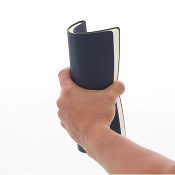 Lazox Notizblock aus recyceltem PU-Leder, 80 Seiten Lazox Notizblock aus recyceltem PU-Leder, 80 Seiten