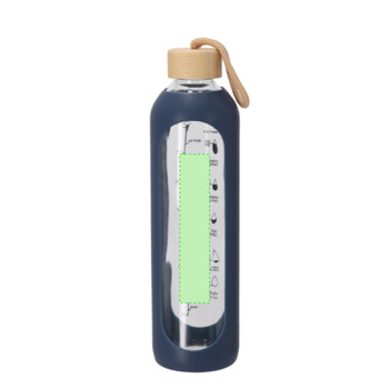 Kramex Glas Trinkflasche 1L – Silikonhülle & Bambusdeckel Kramex Glas Trinkflasche 1L – Silikonhülle & Bambusdeckel
