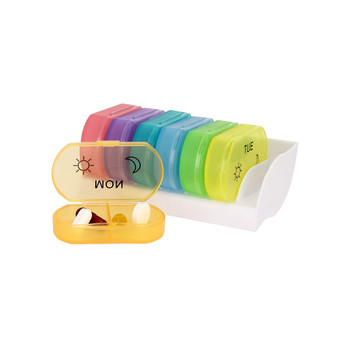 Parnex Pillendose – 14 Fächer für perfekte Organisation Parnex Pillendose – 14 Fächer für perfekte Organisation