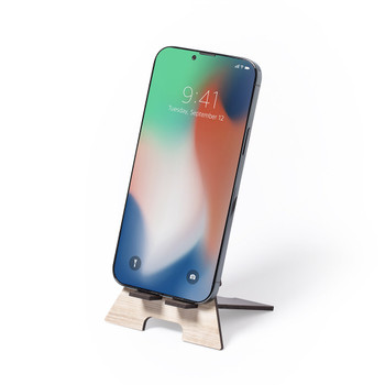 Elegante Smartphone-Halterung aus Naturholz | Irise Halter Elegante Smartphone-Halterung aus Naturholz | Irise Halter