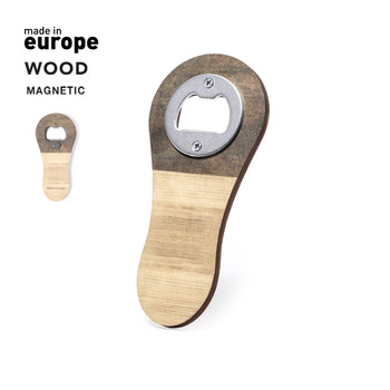 Samary Magnetischer Flaschenöffner aus Holz | Zefi