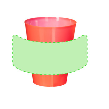 Colorbert Trinkbecher 500 ml aus robustem PP-Material