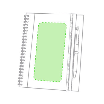 Tunel Notizbuch mit Recycling-Kugelschreiber | Umweltfreundlich Tunel Notizbuch mit Recycling-Kugelschreiber | Umweltfreundlich