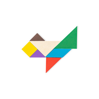 Tangram Holzpuzzle 7-teilig – Kreativität fördern Tangram Holzpuzzle 7-teilig – Kreativität fördern