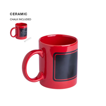 Dariel Keramiktasse 370ml mit Schieferfläche und Kreide Dariel Keramiktasse 370ml mit Schieferfläche und Kreide