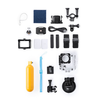 Garrix Sportkamera 4K: Wasserdicht, 16-teilig, 2" LCD Garrix Sportkamera 4K: Wasserdicht, 16-teilig, 2" LCD