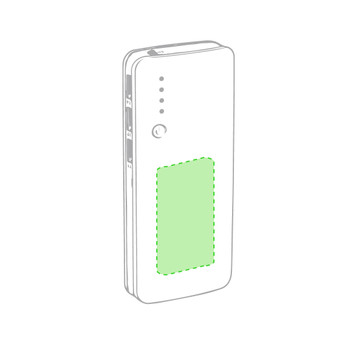 Kaprin Power Bank 10.000 mAh - 3 USB Ausgänge, LED-Display Kaprin Power Bank 10.000 mAh - 3 USB Ausgänge, LED-Display