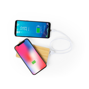 Dickens Power Bank Drahtlos 8000 mAh – Nachhaltige Ladepower Dickens Power Bank Drahtlos 8000 mAh – Nachhaltige Ladepower