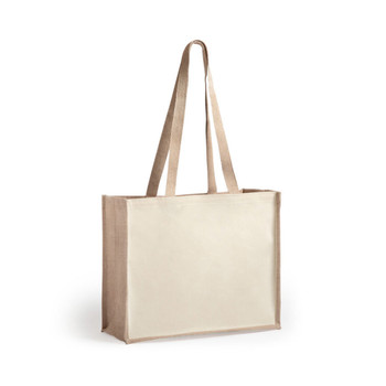 Natürliche Rotin Tasche – Jute & Baumwolle Natürliche Rotin Tasche – Jute & Baumwolle