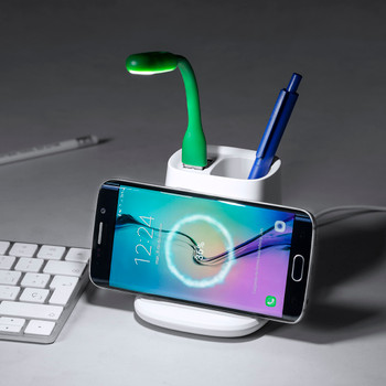 "Pekon Stifthalter mit Wireless Charger & USB Hub" "Pekon Stifthalter mit Wireless Charger & USB Hub"