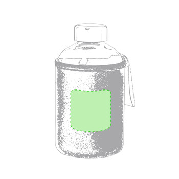 Flaber Trinkflasche 600 ml - Mit Soft Shell Etui Flaber Trinkflasche 600 ml - Mit Soft Shell Etui