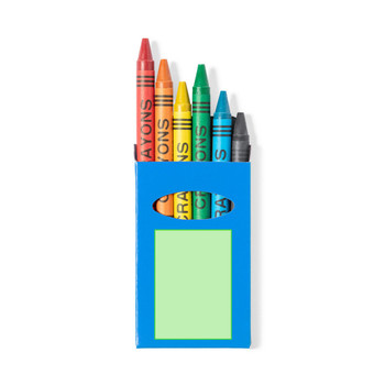 Farbenfrohe Tune Wachsmalstifte – 6er Set Farbenfrohe Tune Wachsmalstifte – 6er Set