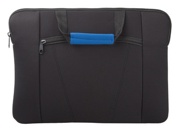 Dokumententasche mit Reißverschluss und Softshell-Material  