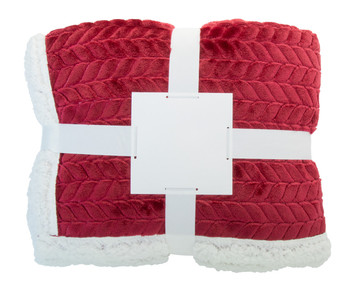 Luxuriöse RPET-Decke mit Jacquardmuster | Umweltfreundlich & Stilvoll