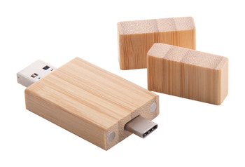 Umweltfreundlicher OTG USB-Stick aus Bambus – 16/32 GB