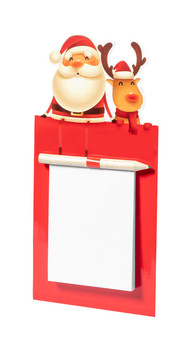 Einzigartiger Magnetischer Notizblock mit Weihnachtsdesign - 40 Blätter