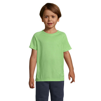 Atmungsaktives Kinder-Sportshirt 140g – Sol's SPORTY  