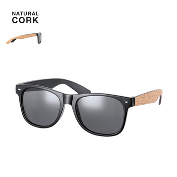 Stylische Kork Sonnenbrille mit UV400 Schutz – Scutel