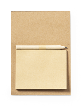 Kibly Magnet Notizblock mit Recyclingpapier & Bleistift Kibly Magnet Notizblock mit Recyclingpapier & Bleistift