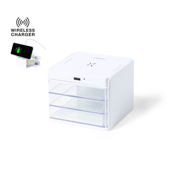 Macky Ordner Ladegerät Drahtlos Qi 10W - Innovativer Organizer  