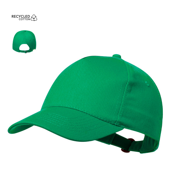 Braune 5-Panel-Mütze mit verstellbarem Verschluss  