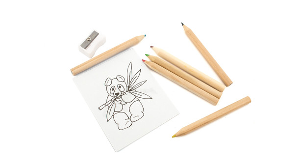 Figgy Mal-Set 8-teilig mit Malbuch & Buntstiften