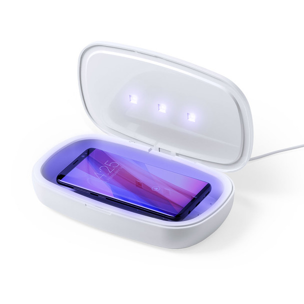 Halby Ladegerät und UV Sterilisator Box - 5W Wireless, USB-C  