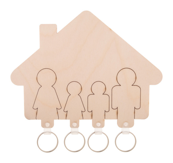 Schlüsselbrett Homey Plus | 4 abnehmbare Anhänger (AP716481)