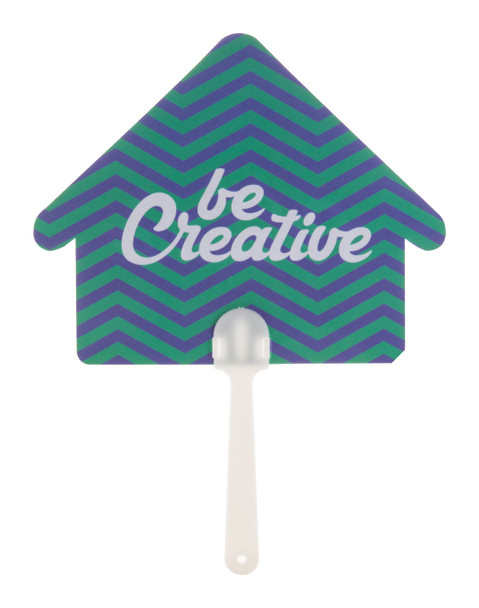 Effizienter Werbefächer mit Digitaldruck in Einzelform