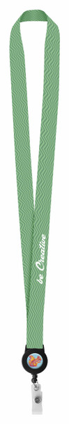 Sublimations-Lanyard mit Skipasshalter – AP718362