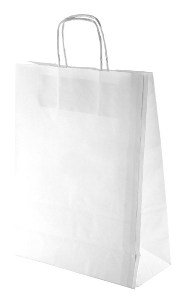 Einkaufstasche aus Papier mit farbigen Kordeln (AP719611)
