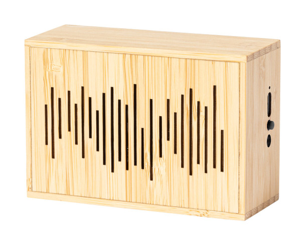 Solarbetriebener Bluetooth-Lautsprecher aus Bambus
