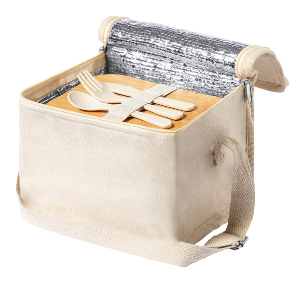Kühltasche mit Lunchbox & Besteck - Nachhaltig & Praktisch