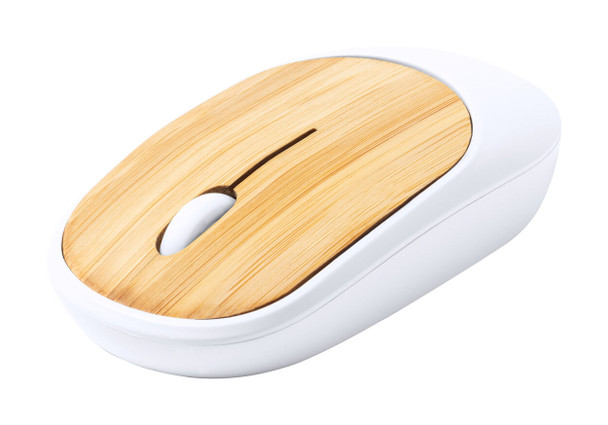 Kabellose Bambus-Mouse - Umweltfreundlich und Stylisch