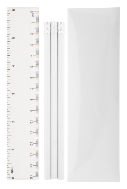 Bleistiftset mit Lineal – Perfekt für Schule & Büro  